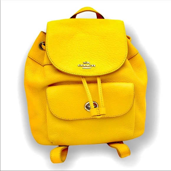 Coach Handbags - COACH Canary Leather Billie Mini Backpack Purse